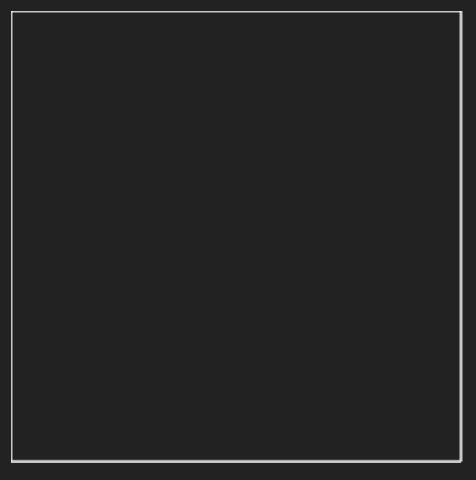white outlined square with gray background
